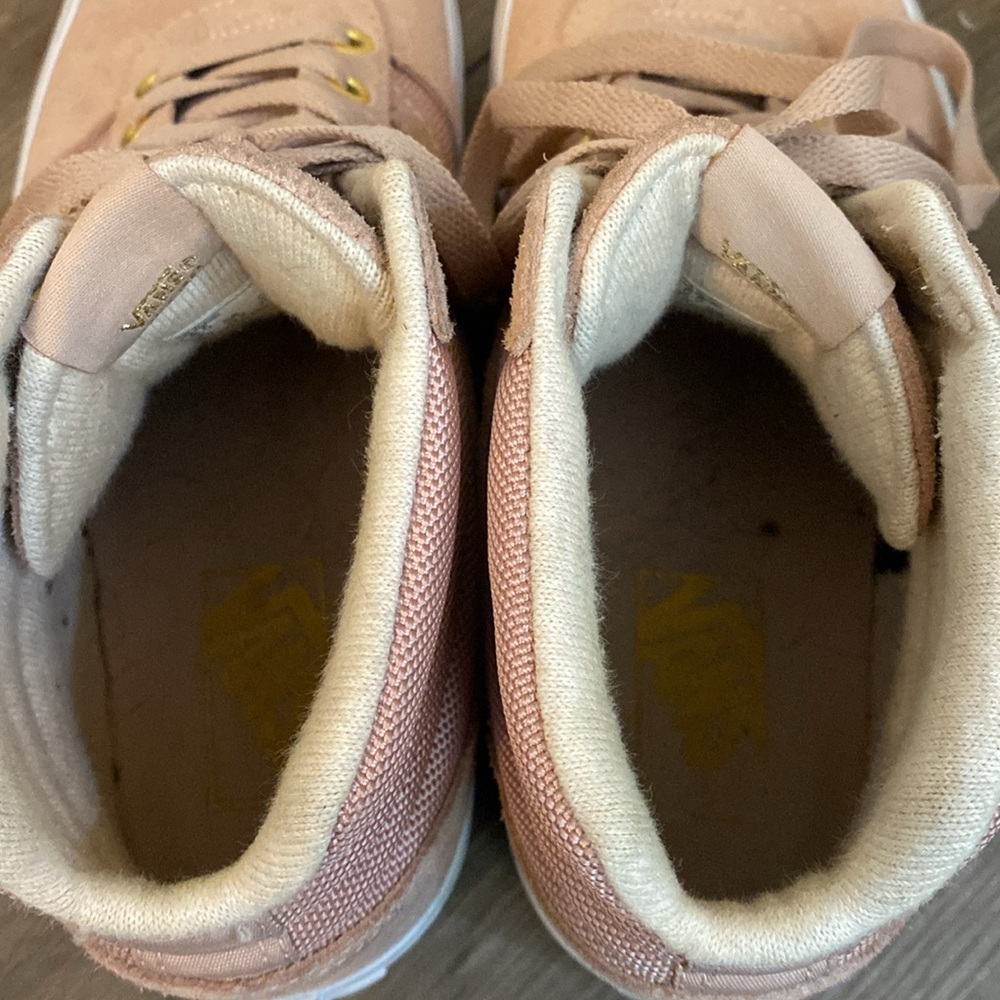 Vans Dusty Rose High Top Sneakers  - size 8.5 - Picture 5 of 5